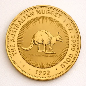 1oz Australian Gold Nugget coin displayed for a premium UK bullion product page